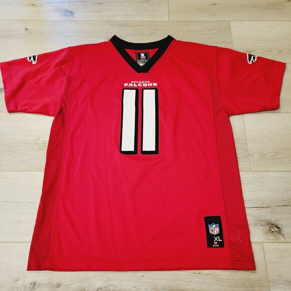 NFL Atlanta Falcons Julio Jones #11 Red Jersey Youth X-Large Team Apparel - Picture 1 of 5